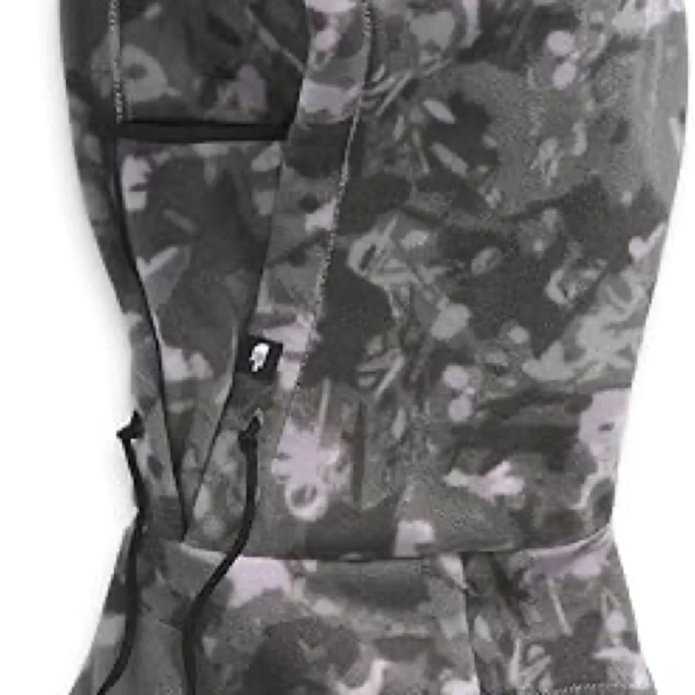 THE NORTH FACE' Whimzy Powder Hooded Fleece Neck Gaiter scattershot gray camo